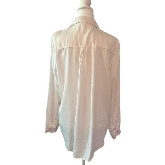 Knox Rose Cream Casual Button Down Shirt Medium - Picture 2 of 4